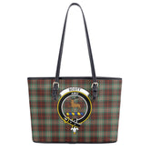 Scott Brown Ancient Tartan Crest Leather Tote Bag